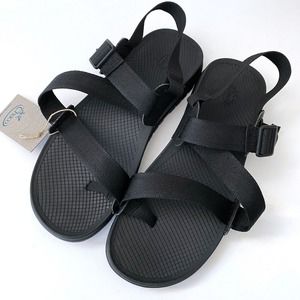 Chaco Lowdown 2 Sandals Black Adjustable Straps Men's‎ Size 13